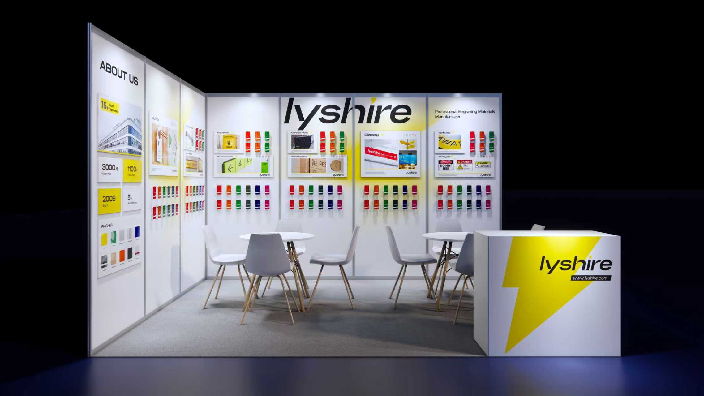 Lyshire präsentiert innovative zweifarbige Platten auf der Saudi Signage & Labelling Expo 2026 in Riad