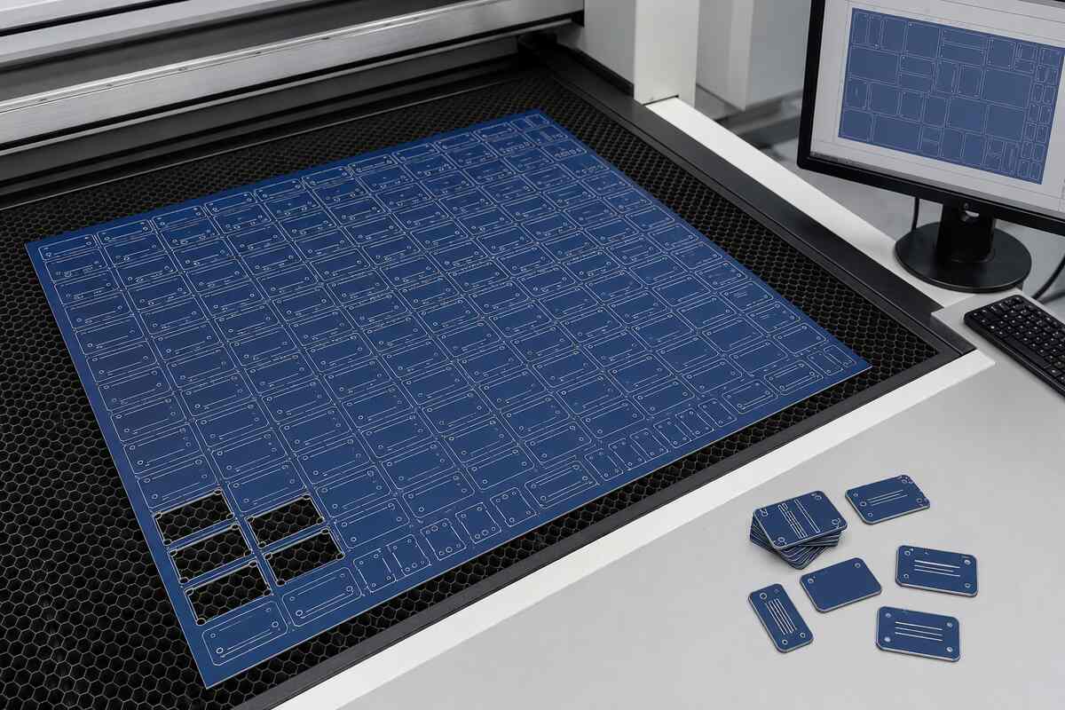 So berechnen Sie die Ergiebigkeit von Laminatplatten mit Lasergravur