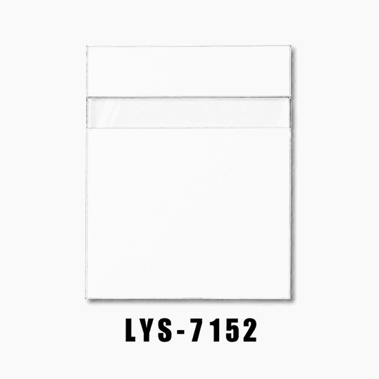 Klares, weißes Acryl mit umgekehrter Gravur für Displays