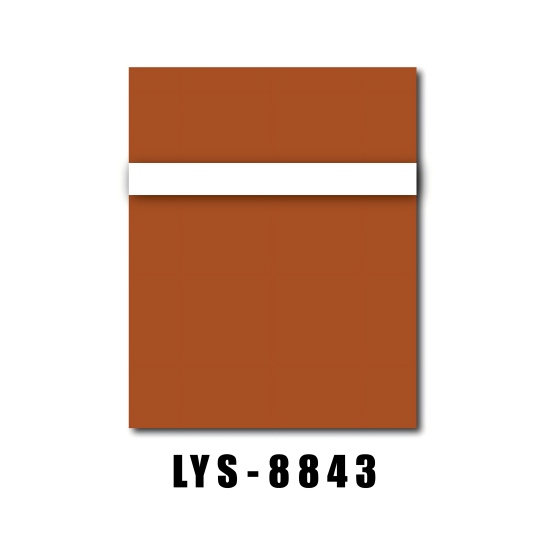 Glänzende orange-braune Gravur-Kunststoffplatte